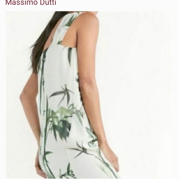 NWT. 100% Silk Massimo Dutti summer dress - Picture 3 of 8